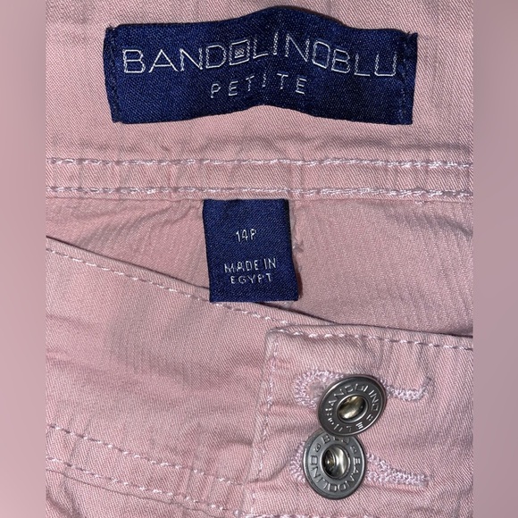 Bandolinoblu Stretch Capris in  PNK Size 14 Petals Petite - Picture 3 of 5